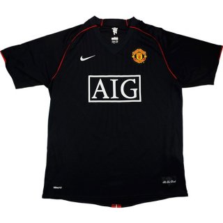 3ª Equipación Replica Camiseta Manchester United Retro 2007 2008 Negro 3ª Equipación Replica Camiseta Manchester United Retro 2007 2008 Negro