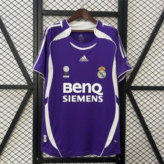 Tailandia Camiseta Real Madrid 3ª Equipación Retro 2006 2007 Tailandia Camiseta Real Madrid 3ª Equipación Retro 2006 2007