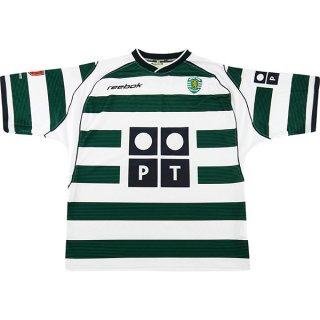1ª Equipación Replica Camiseta Lisboa Reebok Retro 2002 2003 Verde 1ª Equipación Replica Camiseta Lisboa Reebok Retro 2002 2003 Verde