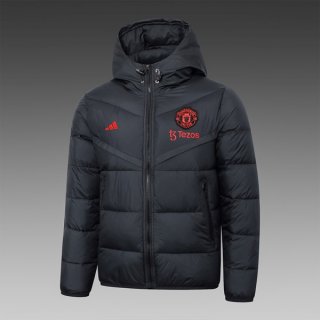 Abrigo Plumón Manchester United 2024-2025 Negro Abrigo Plumón Manchester United 2024-2025 Negro