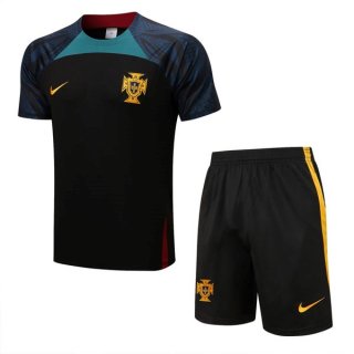 Camiseta Entrenamiento Portugal Conjunto Completo 2022-2023 Negro Camiseta Entrenamiento Portugal Conjunto Completo 2022-2023 Negro