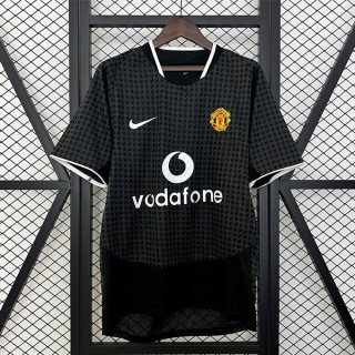 Tailandia Camiseta Manchester United 2ª Equipación Retro 2003-2005 Tailandia Camiseta Manchester United 2ª Equipación Retro 2003-2005