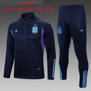 Ninos Sudadera De Training Argentina 2023-2024 Azul Ninos Sudadera De Training Argentina 2023-2024 Azul