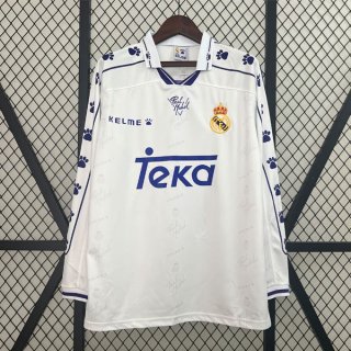 Tailandia Camiseta Real Madrid 1ª Equipación Retro ML 1994 1996 Tailandia Camiseta Real Madrid 1ª Equipación Retro ML 1994 1996