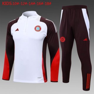 Niños Sudadera De Training Bayern Munich 2024-2025 Blanco Purpura Niños Sudadera De Training Bayern Munich 2024-2025 Blanco Purpura