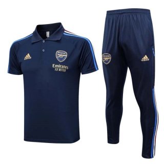 Polo Arsenal Conjunto Completo 2023-2024 Azul Polo Arsenal Conjunto Completo 2023-2024 Azul