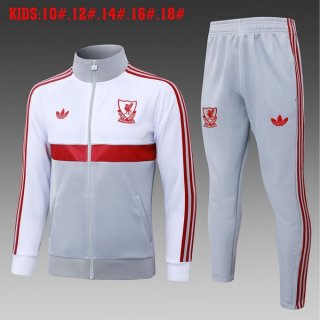 Ninos Chandal Liverpool 2026-2027 Blanco Gris