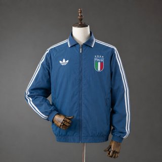 Chaqueta Italia Full-Zip 2026-2027 Azul