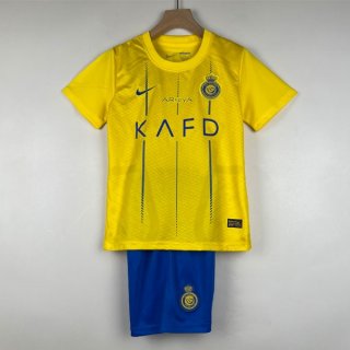 Camiseta Al-Nassr FC 1ª Equipación Niño 2023-2024 Camiseta Al-Nassr FC 1ª Equipación Niño 2023-2024