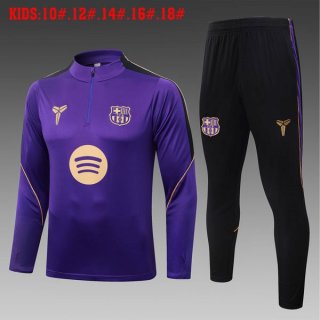 Ninos Sudadera De Training Barcelona 2026-2027 Purpura 3