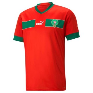 Tailandia Camiseta Marruecos 1ª Equipación 2022 Rojo Tailandia Camiseta Marruecos 1ª Equipación 2022 Rojo