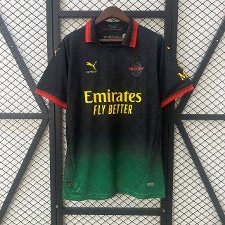Tailandia Camiseta AC Milan Co-Branded Edition 2025-2026 Verde Tailandia Camiseta AC Milan Co-Branded Edition 2025-2026 Verde