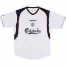 2ª Equipación Replica Camiseta Liverpool Retro 2001 2003 Blanco
