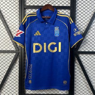 Tailandia Camiseta Real Oviedo 1ª Equipación 2025-2026
