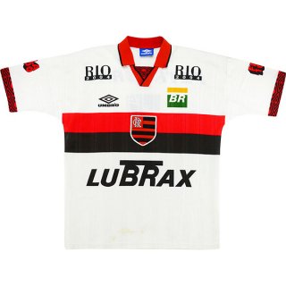 2ª Equipación Replica Camiseta Flamengo Retro 1995 1996 Blanco 2ª Equipación Replica Camiseta Flamengo Retro 1995 1996 Blanco