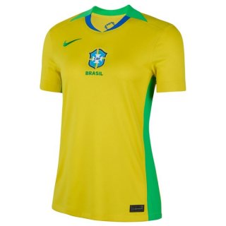 Camiseta Brasil 1ª Equipación Mujer 2025 Camiseta Brasil 1ª Equipación Mujer 2025