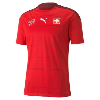 1ª Equipación Replica Camiseta Suiza 2020 Rojo 1ª Equipación Replica Camiseta Suiza 2020 Rojo