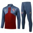 Sudadera De Training Sao Paulo 2025-2026 Rojo Gris
