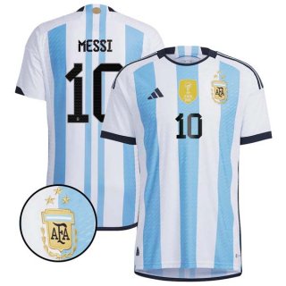 3 Estrellas Tailandia Camiseta Argentina 1ª Equipación Messi 2022-2023 3 Estrellas Tailandia Camiseta Argentina 1ª Equipación Messi 2022-2023