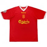 1ª Equipación Replica Camiseta Liverpool Retro 2001 2003 Rojo