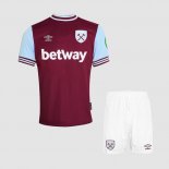 Camiseta West Ham 1ª Equipación Niño 2024-2025