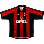 1ª Equipación Replica Camiseta AC Milan Retro 1998 2000 Rojo