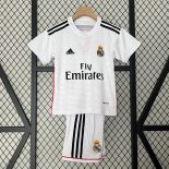 Camiseta Real Madrid 1ª Equipación Retro Niño 2014 2015