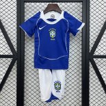 Camiseta Brasil 2ª Equipación Niño Retro 2004