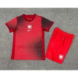 Camiseta Polonia 2ª Equipación Niño 2024-2025