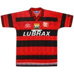 1ª Equipación Replica Camiseta Flamengo Retro 1995 1996 Rojo