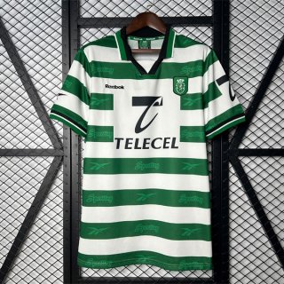 Tailandia Camiseta Sporting Lisbon 1ª Retro 1999-2000 Tailandia Camiseta Sporting Lisbon 1ª Retro 1999-2000