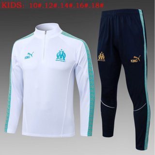 Ninos Sudadera De Training Marsella 2026-2027 Blanco