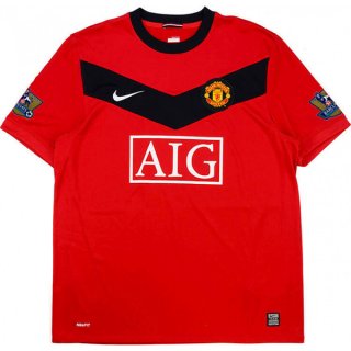 1ª Equipación Replica Camiseta Manchester United Retro 2009 2010 Rojo 1ª Equipación Replica Camiseta Manchester United Retro 2009 2010 Rojo