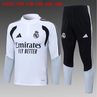 Ninos Sudadera De Training Real Madrid 2026-2027 Blanco 5