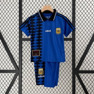 Camiseta Argentina 2ª Equipación Baby Retro 1994 Camiseta Argentina 2ª Equipación Baby Retro 1994