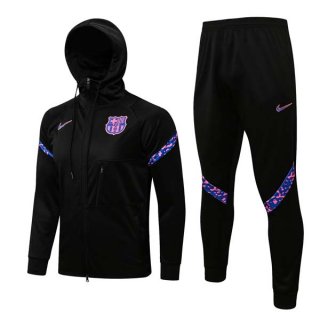 Chandal Con Capucha Barcelona 2022 Negro Rosa Chandal Con Capucha Barcelona 2022 Negro Rosa