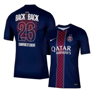 Tailandia Camiseta PSG 1ª Equipación 2 Star Back To Back 2025-2026