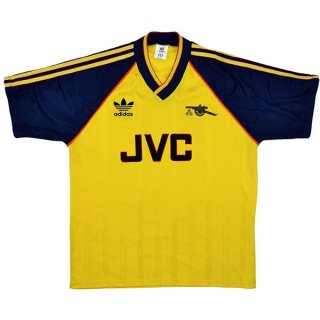 2ª Equipación Replica Camiseta Arsenal Retro 1988 1991 Amarillo 2ª Equipación Replica Camiseta Arsenal Retro 1988 1991 Amarillo