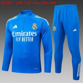 Ninos Sudadera De Training Real Madrid 2025-2026 Azul 6