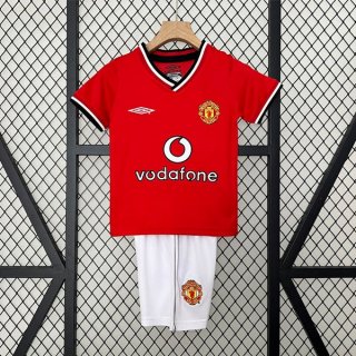 Camiseta Manchester United 1ª Equipación Niño Retro 2000 2001 Camiseta Manchester United 1ª Equipación Niño Retro 2000 2001