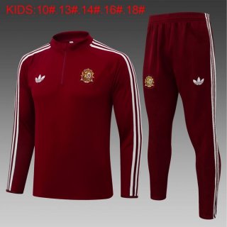 Ninos Sudadera De Training España 2026-2027 Rojo 4