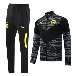 Chandal Borussia Dortmund 2022-2023 Gris Negro Chandal Borussia Dortmund 2022-2023 Gris Negro
