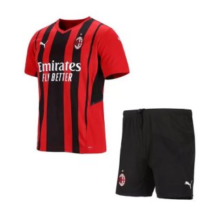 1ª Equipación Camiseta AC Milan Niño 2021-2022 Rojo 1ª Equipación Camiseta AC Milan Niño 2021-2022 Rojo