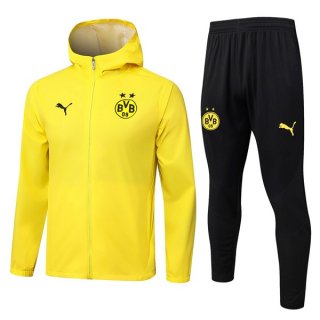 Rompevientos Con Capucha Dortmund Amarillo 2025-2026 5  Rompevientos Con Capucha Dortmund Amarillo 2025-2026 5