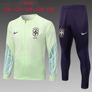 Ninos Chandal Brasil 2022-2023 Verde Purpura Ninos Chandal Brasil 2022-2023 Verde Purpura