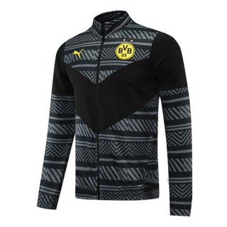 Chaqueta Borussia Dortmund 2022-2023 Gris Negro Chaqueta Borussia Dortmund 2022-2023 Gris Negro