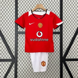 Camiseta Manchester United 1ª Equipación Niño Retro 2005 2006 Camiseta Manchester United 1ª Equipación Niño Retro 2005 2006