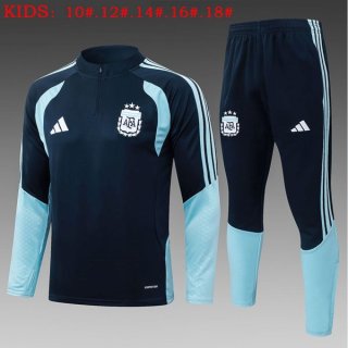 Ninos Sudadera De Training Argentina 2026-2027 Azul