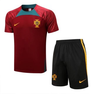Camiseta Entrenamiento Portugal Conjunto Completo 2022-2023 Rojo Camiseta Entrenamiento Portugal Conjunto Completo 2022-2023 Rojo