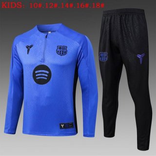 Ninos Sudadera De Training Barcelona 2026-2027 Azul 4